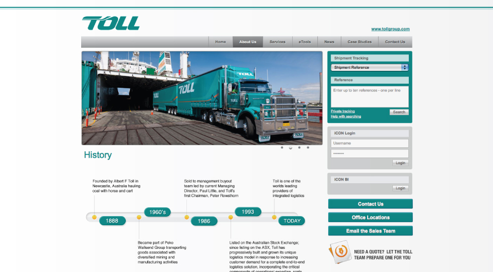 Toll global forwarding